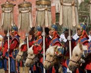 Soldats mongols Voyage Mongolie - Soldats mongols