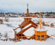 Voyage Russie - Autour de Moscou - Eglise en bois à Borovsk