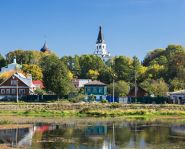 Vue panoramique d'Alexandrov voyage russie, anneau d'or, Alexandrov - Vue panoramique de la ville