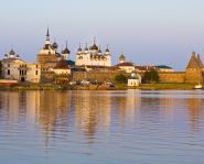 Vue panoramique des îles Solovki