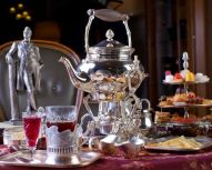 Moscou - Cérémonie du thé à la russe à l'hôtel Metropol