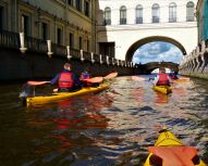 Tour de ville en kayak - Saint-Pétersbourg