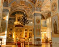 Intérieur monastère de Konevets - Région de Leningrad