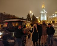 Visite Moscou by night en UAZ | Tsar Voyages