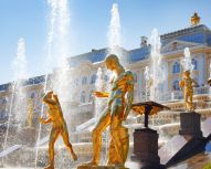 Saint-Pétersbourg - Peterhof - Jardins et fontaines