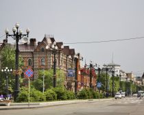 Voyage russie, transsibérien, Khabarovsk - Rue Nikolaï Mouraviov