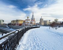 Voyage au Baikal en hiver - Eglise de l'Epiphanie d'Irkoutsk