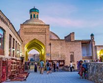 Ouzbekistan - Boukhara - marché Toqi Sarrafon