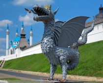 Kazan - Dragon et mosquée