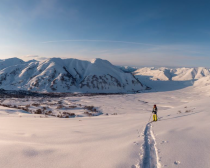 Journée ski au Kamtchatka