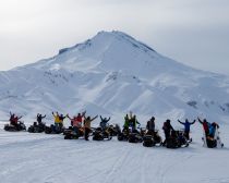 Excursion en motoneige au Kamtchatka