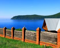 Voyage Russie, Baikal Listvianka - Panorama