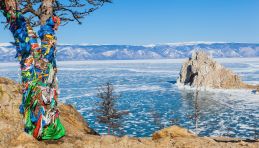 Lac Baïkal en hiver