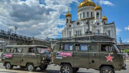 Visite Moscou, tour de ville en UAZ