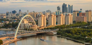 Vue panoramique d'Astana