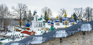 Voyage russie, anneau d'argent, Pskov - Le monastère Petchori