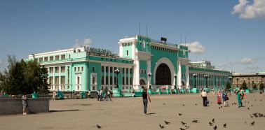 Voyage Russie, Transsibérien - Gare ferroviaire de Novossibirsk