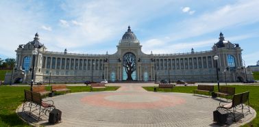 Voyage Russie, Tatarstan, Kazan - Palais de l'Agriculture