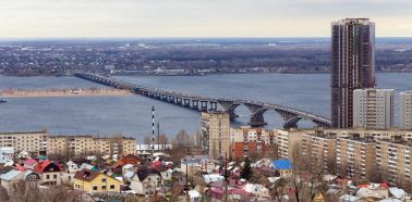 Voyage Russie, Saratov - Vue panoramique