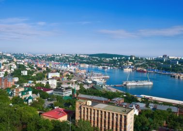 Vue panoramique de Vladivostok Voyage russie, transsibérien, Vladivostok - Vue panoramique