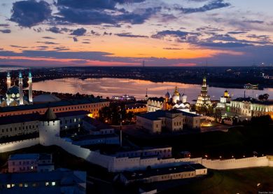 Kazan - Kremlin de nuit