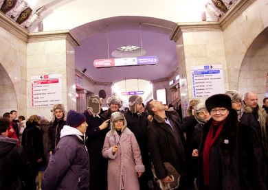 Saint-Pétersbourg - Visite du métro de Saint-Pétersbourg