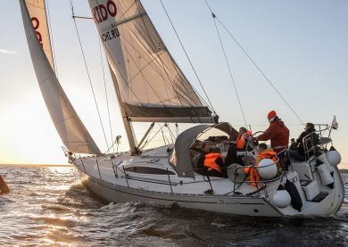 Activité Yatching sur le Golfe de Finlande à Saint Pétersbourg