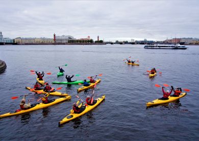 Tour en kayak - Saint-Pétersbourg